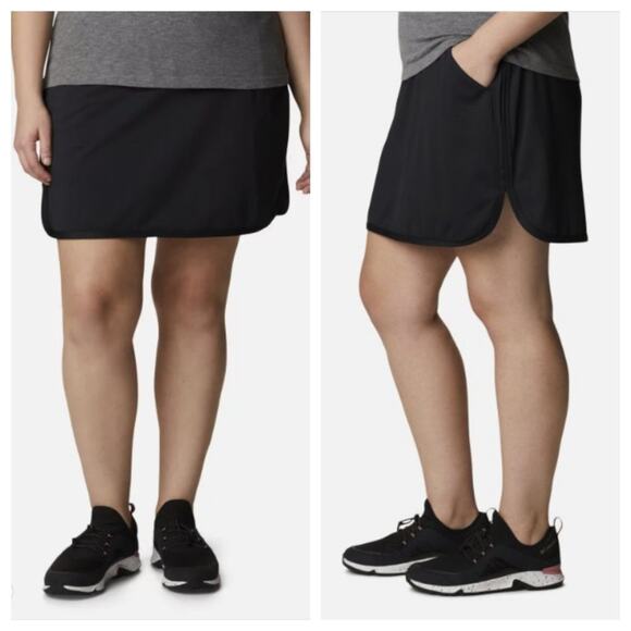 Columbia Women's Plus Size Sandy Creek Stretch Skort Black Size 2X - Picture 1 of 8